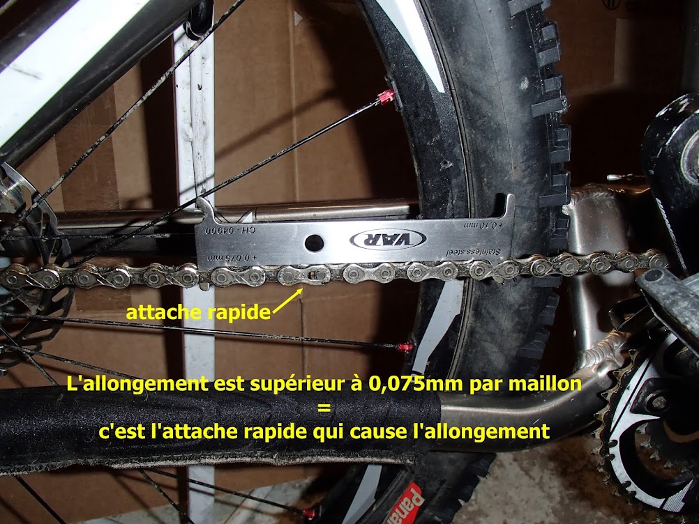 Comment démonter une attache rapide de chaine vélo 