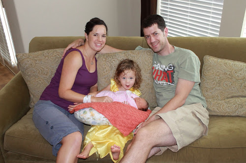 Fithian Family of Four at home