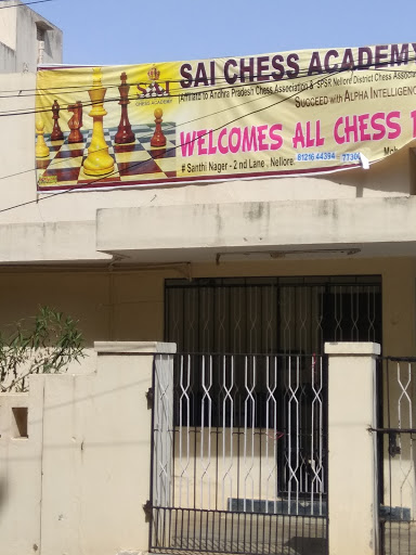 SAI CHESS ACADEMY, 4th Cross Rd, Housing Board Colony, Nellore, Andhra Pradesh 524004, India, Social_Club, state AP
