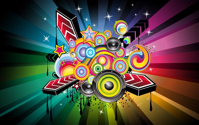 Bộ ảnh nền vector cho những người yêu âm nhạc 50-Colorful-Vector-Art-Music-Wallpapers-23