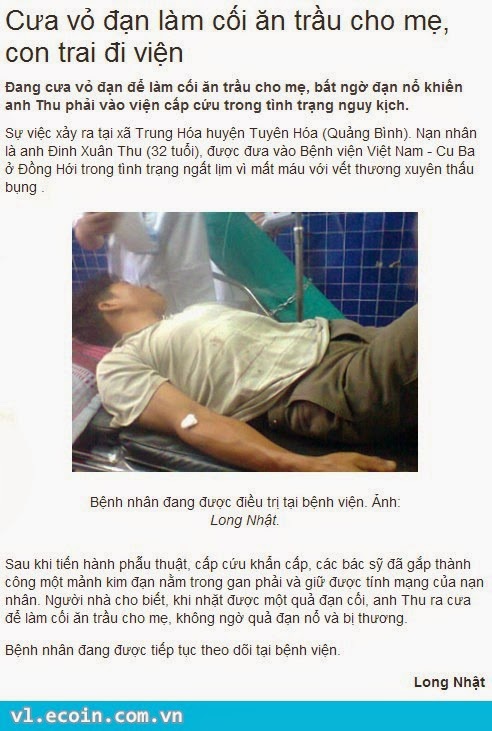 Đinh Xuân Thu cưa bom, giang hồ loạn rồi.