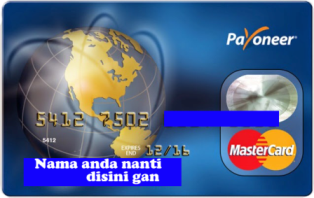Cara Membuat MasterCard Payoneer Cepat Dan Gratis | 2015
