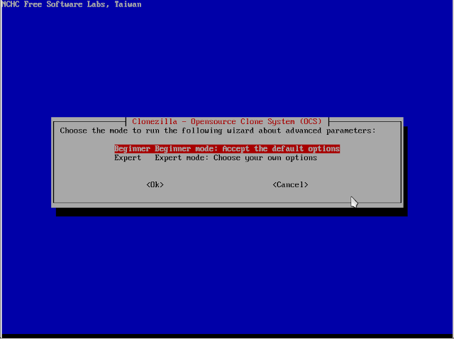 Beginer-Beginner mode : Accept the default options