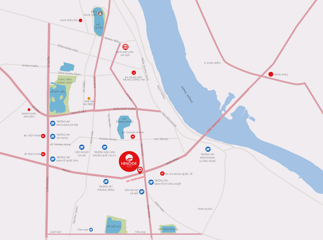 Vị trí chung cư đắc địa Hinode City Vị trí chung cư đắc địa Hinode City