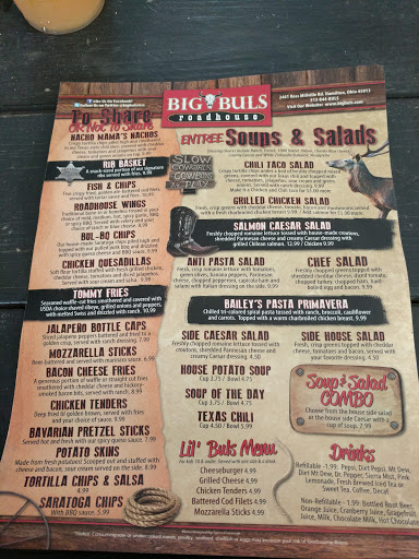 Restaurant «Big Buls Roadhouse», reviews and photos, 2461 Ross Millville Rd, Hamilton, OH 45013, USA