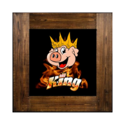 BBQ King Smokehouse Woodstock logo