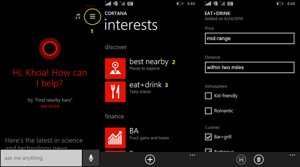 Cortana_Foursquare.