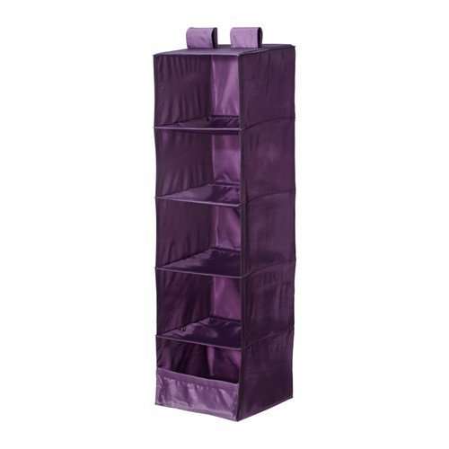 Ikea Skubb Hanging Clothes Closet Storage Organizer Rack Purple Lilac
