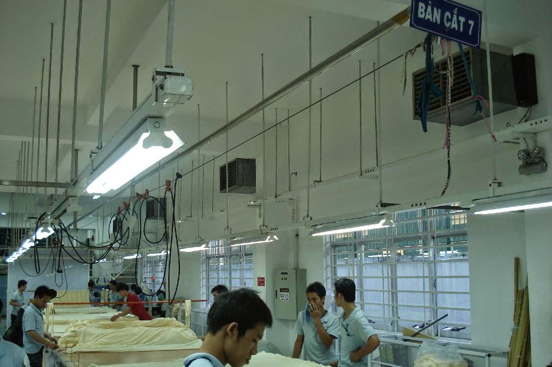 Dự án lắp đặt máy làm mát tại may AMPFIELD - Tân Bình
