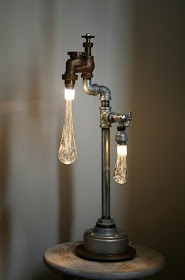 Cool Water Drip Lamp Design