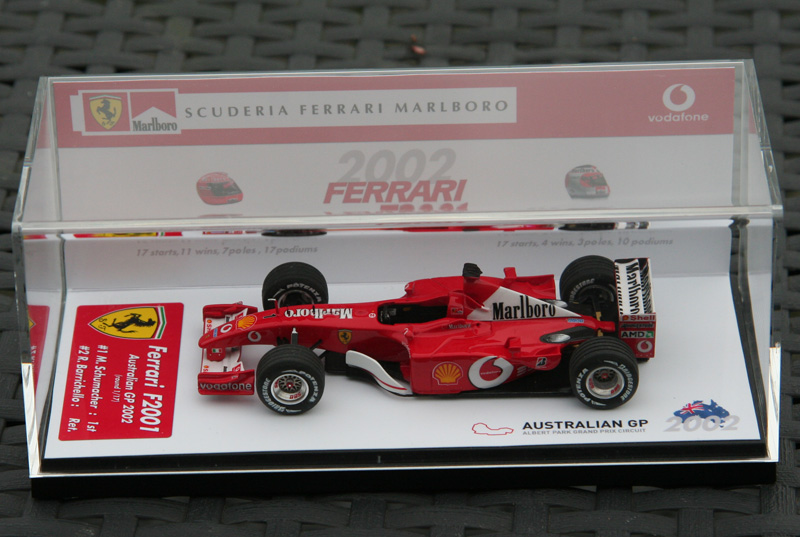Ferrari F2001  M. Schumacher - GP d'Australie 2002 Tameo TMK 305 1/43 F2001_Aust2002_11