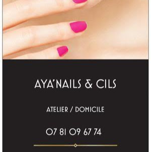Aya'Nails & Cils vous souhaite la bienvenue logo