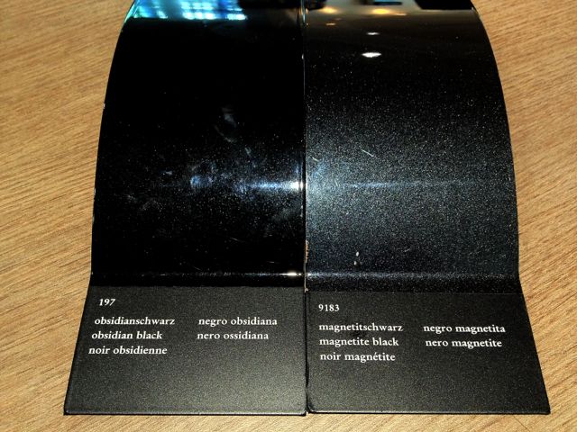 Mercedes obsidian black vs magnetite black #3