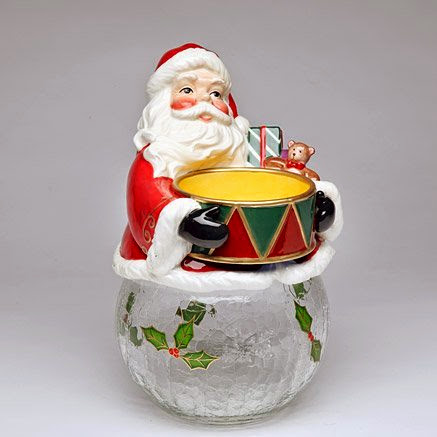  Santa Drummer Cookie Jar