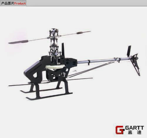 Gartt ®GT450 PRO GT Kit 2.4GHz 6Ch Belt Drive With Carbon Fiber Main Frame RC Helicopter 100% fits Align Trex 450