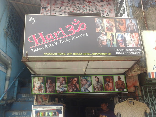 Hari Om Tattoo Arts And Body Piercing, Opposite Shilpa Hotel, Navghar Rd, Chandan Park, Bhayandar East, Mira Bhayandar, Maharashtra 401105, India, Body_Piercing_Shop, state MH