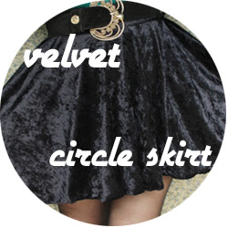 Velvet skirt to dress