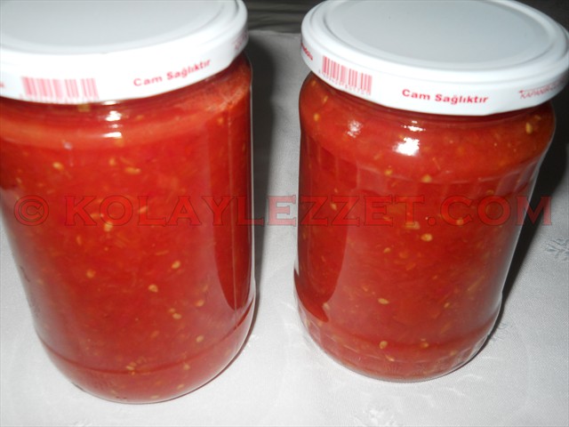 kislik domates sosu konservesi