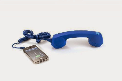  Echo Logico Retro Handset - Soft Touch - Wired Headsets - Retail Packaging - Royal (ELO - ROL - ST)