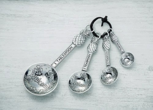 Ganz Measuring Spoons Pineapple Set of 4