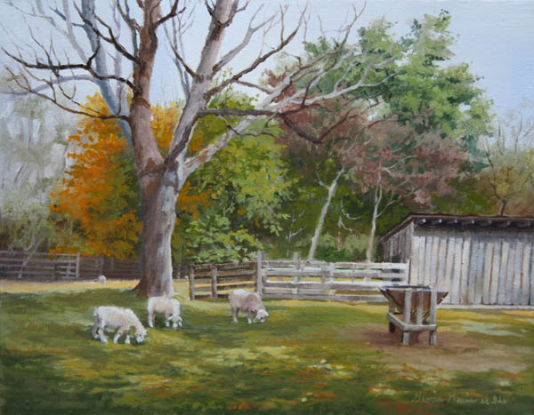 "Watkins Mill Sheep" by artist Gloria Gewinner-Ide.