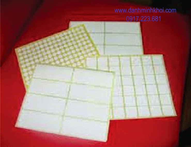 11. Giấy Fasson.