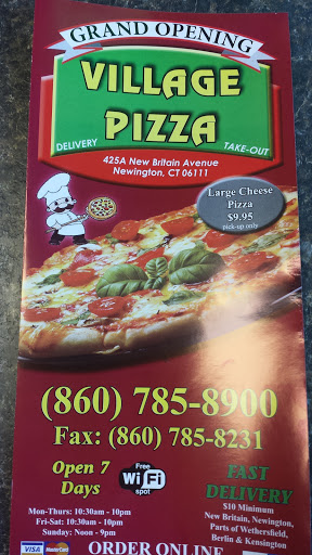 Pizza Restaurant «Village Pizza», reviews and photos, 425 New Britain Ave Ste A, Newington, CT 06111, USA