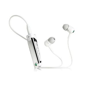 Sony Ericsson MW600WH Soar Dime Hi-Fi Bluetooth Stereo Headset with FM Radio  – White | Discount Bluetooth Headphones