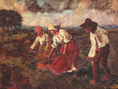 Octav Băncilă - Muncind pământul