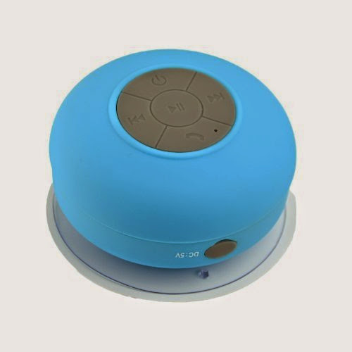  MOACC Waterproof Wireless Bluetooth Shower Speaker  &  Water Resistant Portable Handsfree speakerphone Compatible with all Bluetooth Devices, iPod, iPad, iPhone 5 Siri, Android Devices, Samsung S-Voice, Google Music, Pandora and all other media APPS (Blue)