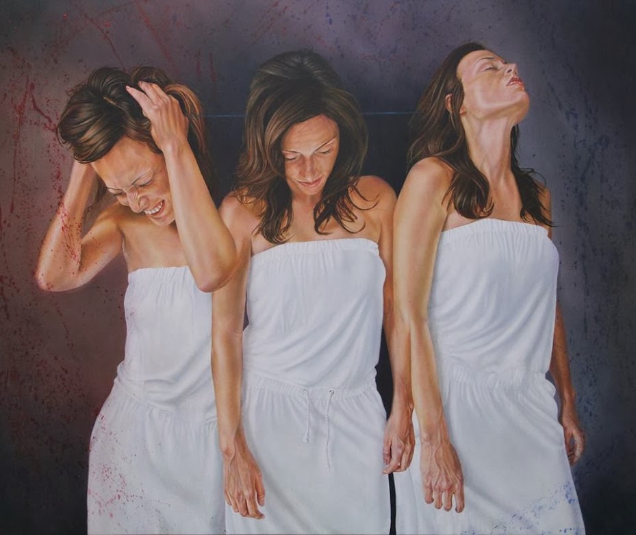 Fé, Esperanza y Caridad, pintura de Alberto Penagos Fe Esperanza y caridad, pintura al óleo de Alberto Penagos