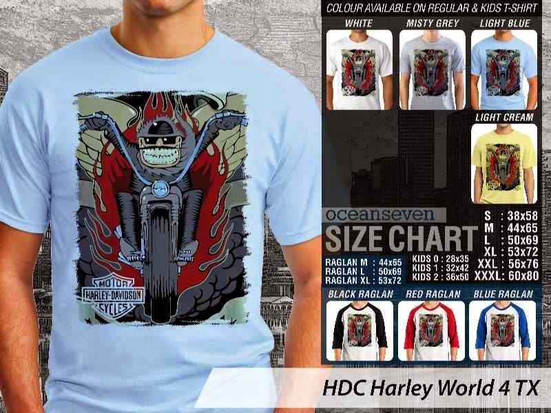 Kaos Harley Davidson World 4