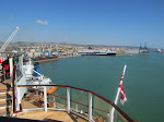 At the rear of the ship, where we would visit plenty throughout the journey At the rear of the ship, where we would visit plenty throughout the journey