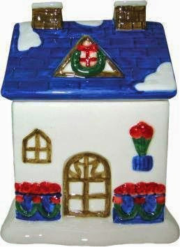  Red Rose House Ceramic Box