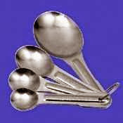 Johnson Rose Measuring Spoon Set, 0.028 inch -- 1 each.