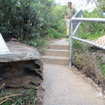 Steps leading up to The Gap Bluff (256598)