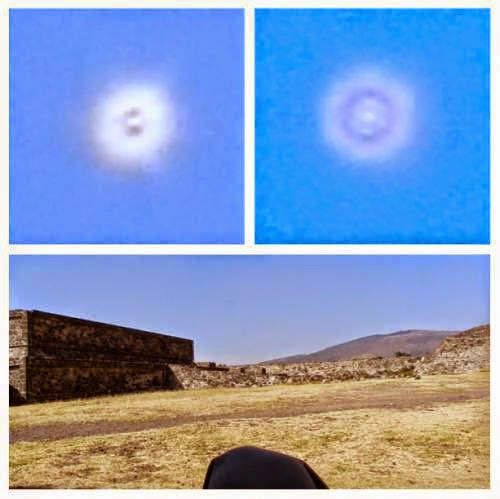 Ufo Over Pyramid In Teotihuacan Mexico On Feb 1 2014 Ufo Sighting News