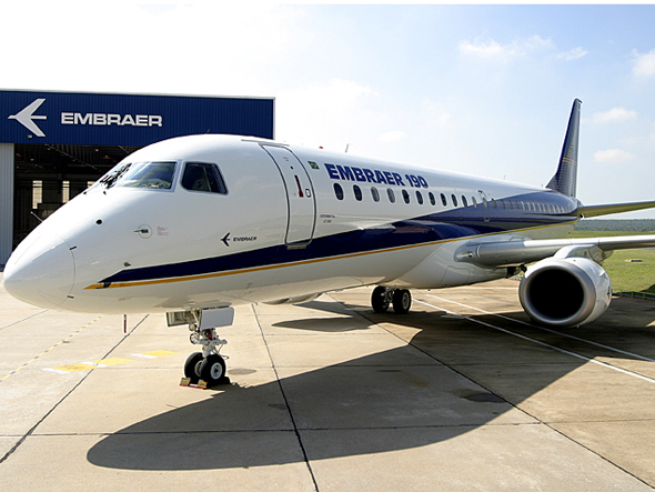 Embraer entrega 46 aviões no terceiro trimestre Size_590_Embraer_190