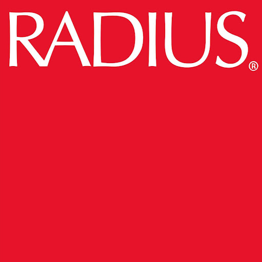 Radius spazzolino made in USA massaggia gengive. logo