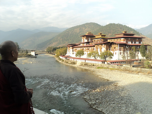 Ký sự chuyến hành hương Bhutan đầu xuân._Bodhgaya monk (Văn Thu gởi) DSC06762