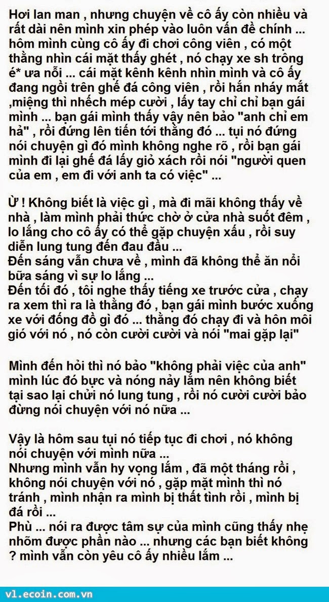 Nghe mình đi, con gái tệ lắm - Đừng dại dột yêu thật lòng để trót lấy đau khổ nha anh em