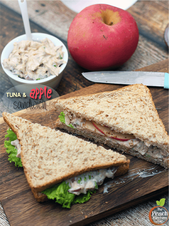 Tuna and Apple Sandwich