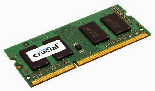  Crucial 1GB Single DDR 400MHz (PC3200) CL3 SODIMM 200-Pin Notebook Memory CT12864X40B
