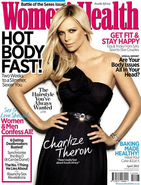Charlize Theron Women’s Health South Africa April 2012