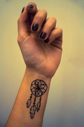 Dreamcatcher Tattoos on wrist