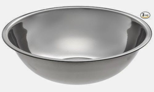  (3 Pack) 5 Qt. Mixing Bowl Heavy Weight Stainless Steel *Mirror Finish*