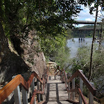 Two Creek track steps at end of Babbage Rd (134536)