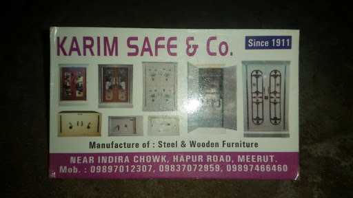 Karim Safe Co., Hapur Rd, Manzoor Nagar, Rambagh Colony, Meerut, Uttar Pradesh 250003, India, Safe_and_Vault_Shop, state UP