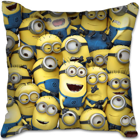 ... Me 2 Minion Kid Movie Birthday Toy Plush Car Bed Chair Cushion Pillow