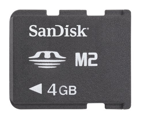 Sandisk 4GB M2 Memory Stick Micro (SDMSM2-4096-E11M, Retail Package)